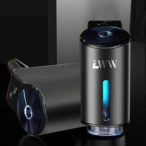 معطر هواء سمارت كار، 3 مستويات من الكثافة القابلة للتعديل، موزع روائح عطرية قابل لإعادة الشحن، بما في ذلك 3 زجاجات عطر 10 مل، ناشر رائحة قابل للتعديل، 220 مللي أمبير في الساعة، رائحة قوية in Kuwait