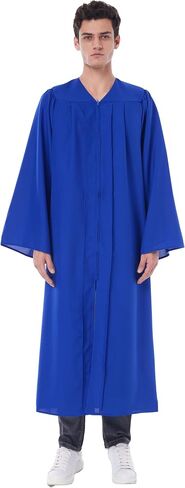 رداء جوقة غير لامع للجنسين لأردية معمودية الكنيسة لمعمودية المياه، ثوب التخرج رداء القاضي القس in Kuwait