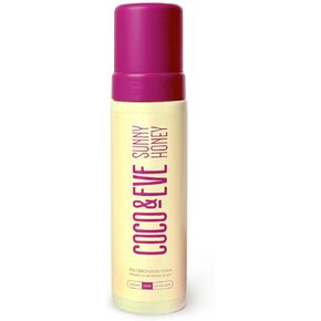 Coco & Eve Sunny Honey Bali Bronzing Self Tanner Mousse - (Dark) All Natural Sunless Tanning Mousse | Instant Self Tanning Lotion with Bronzer and Skin Moisturizer (6.7 fl oz)
