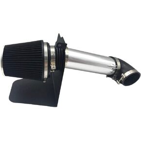 MOOSUN Intake Pipe Perfit Formance Cold Air Intake Kit with Filter 2005-2010 Fit for Dodge/Chrysler (Challenger, Charger, 300) 5.7L 6.1L V8 (Black Tube & Red Filter)