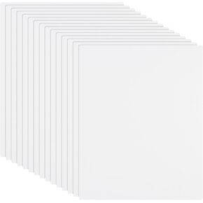 15 PCS White Foam Board 11.7x16.5 Inch, Foam Boards 1/8 Inch Thick Foam Poster Board, [for Presentation Projects, Art Crafts, Poster Making]