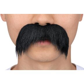 ملحقات أزياء شعر الوجه الزائفة ذاتية اللصق لحفلات الشارب المزيفة الواقعية للبالغين في عيد الهالوين
