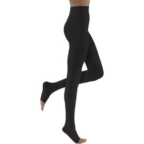 JOBST Relief Waist High Graduated Compression Stockings 30-40mmHg - Comfortable Unisex Design - Open Toe, Beige, Large