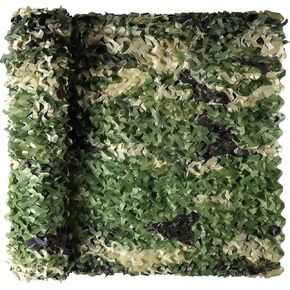 FullLit Camo Netting, Camouflage Netting, Hunting Blind Camo Net, Army Party Decorations, Sunshade Fence Nets, Lightweight, Bulk Roll, Mesh, Great for Camping, Shooting, Photograph, Car Cover, Outdoor