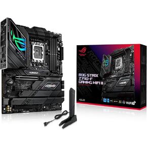 ASUS ROG Strix Z790-F 6E LGA 1700(Intel® 13th&12th Gen) ATX Gaming Motherboard(16 + 1 Power Stages,DDR5,Four M.2 Slots, PCIe® 5.0,WiFi 6E,USB 3.2 Gen 2x2 Type-C® with PD 3.0 up to 30W)