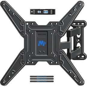 Mounting Dream TV Wall Mount Bracket for Most of 26-55 Inch LED, LCD, OLED and Plasma Flat Screen TV with Full Motion Swivel Articulating Arm up to VESA 400x400mm and 60 lbs, MD2393-MX