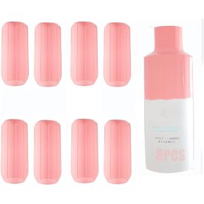 Reusable Silicone Elastic Sleeves for Leak Proofing for Travel Container in Luggage,Reusable kitchen/Toiletries/ice box Accessories Gadgets for Travel/home