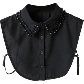 Verdusa Women's Fake Collar Detachable Dickey Collar Half Shirts Blouse