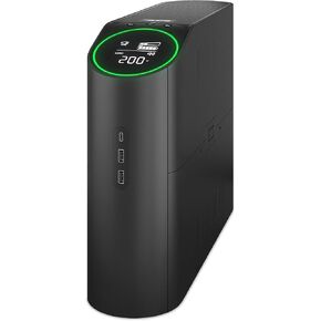 جهاز UPS Back-UPS Pro للألعاب من APC، بطارية احتياطية بموجة جيبية بقدرة 1500 فولت أمبير مع منافذ شحن USB وAVR، BGM1500-US