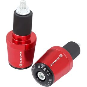 Universal Bar Ends for All 7/8" Handlebar Grips, Handle Bar End Plugs Caps For Yamaha YZF R6 R1 R125 R6S R25 R3 600R and More