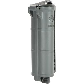 Thyrm CellVault XL Battery Storage (Black) Case for AA, AAA, CR123, 18650 Batteries, Survival Gear, Made in USA in Kuwait