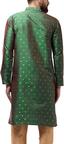 Sojanya (Since 1958, Men's Silk Blend Printed Only Long Kurta in Saudi Arabia