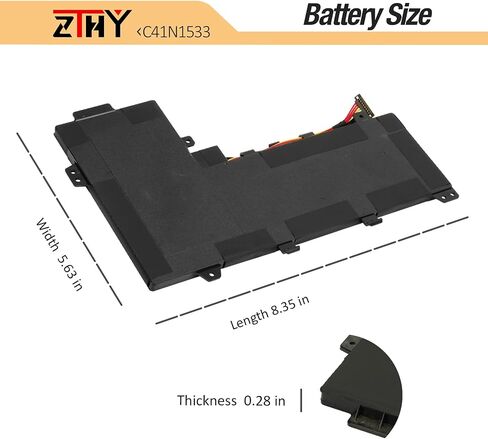 ZTHY B41N1532 استبدال بطارية الكمبيوتر المحمول Asus Q504U Q504UA Q504UAK Q534UA Zenbook Flip UX560 UX560UA UX560UAK UX560UA-FZ014T Q504UA-BBI5T12 BHI5T13 UX560UQ-FJ051T B41BK25 B41Bl95 15. 2 فولت 50 وات ساعة in Saudi Arabia