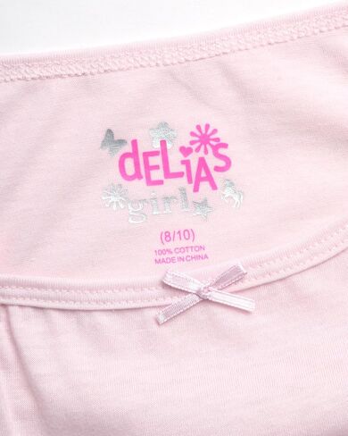 dELiA*s Girls' Undershirt - 5 Pack Soft and Breathable Cotton Cami Tank Top - Camisole Tops for Girls (2T-14) in Saudi Arabia