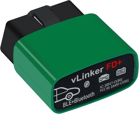 أداة تشخيص الماسح الضوئي vLinker FD BT3.0 Bluetooth Obd2 - قارئات رموز السيارة وأدوات المسح الضوئي للهاتف والأندرويد - تشخيص تلقائي لجميع الأنظمة اللاسلكية obd2 للتحقق من ضوء المحرك in Saudi Arabia