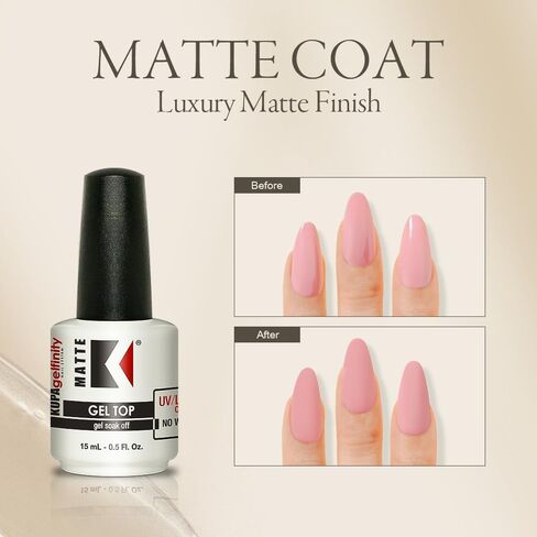 KUPA GelFinity Gel Topcoat Gloss Finish 8oz in Saudi Arabia