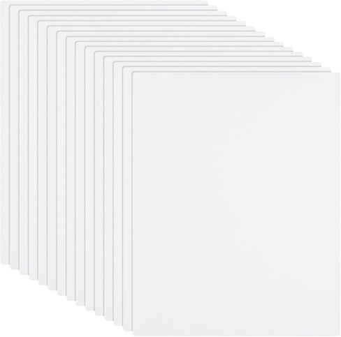 15 PCS White Foam Board 11.7x16.5 Inch, Foam Boards 1/8 Inch Thick Foam Poster Board, [for Presentation Projects, Art Crafts, Poster Making] in Saudi Arabia