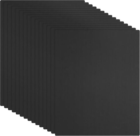 15 PCS Black Foam Board 16x20 Inch, Foam Boards 3/16 Inch Thick Foam Poster Board, [for Presentation Projects, Art Crafts, Poster Making] in Kuwait
