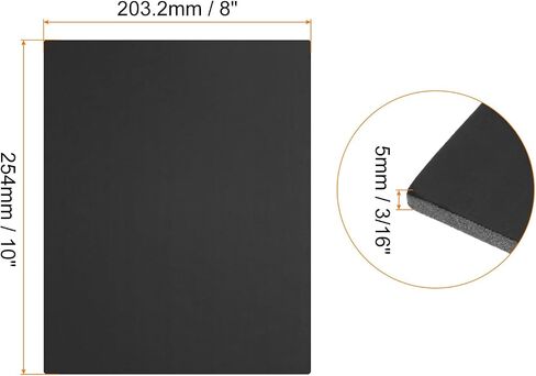 15 PCS Black Foam Board 16x20 Inch, Foam Boards 3/16 Inch Thick Foam Poster Board, [for Presentation Projects, Art Crafts, Poster Making] in Kuwait