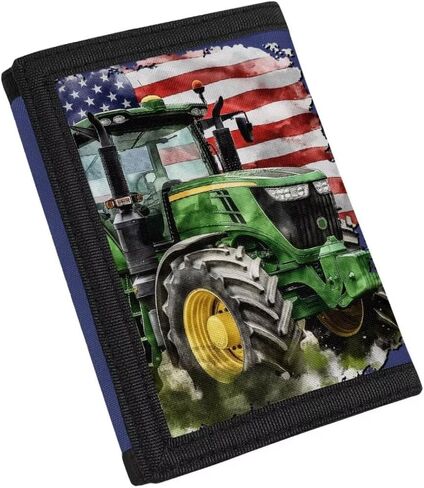 Youth Wallets for Boys Sport Purse Blue Fire Soccer Clutch Purse Three Fold Wallet Money Clips Handbag Card Holder Wallets in Saudi Arabia