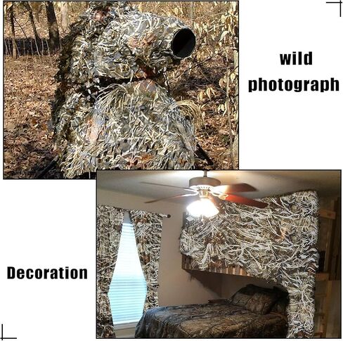 Camo Netting, Camouflage Netting, Hunting Blind Camo Net, Army Party Decorations, Sunshade Fence Nets, Lightweight, Bulk Roll, Mesh, Great for Camping, Shooting, Photograph, Car Cover, Outdoor in Saudi Arabia