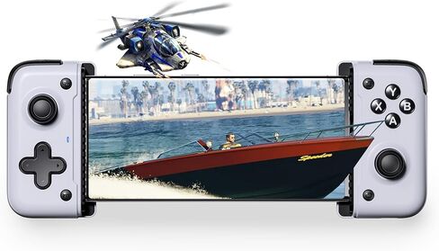 وحدة تحكم الألعاب المحمولة EasySMX M10 لأجهزة iPhone وiPhone وحدة تحكم ألعاب iPhone مع عصا التحكم بتأثير Hall/مشغل Hall، الشحن العابر بوقت استجابة منخفض in Kuwait