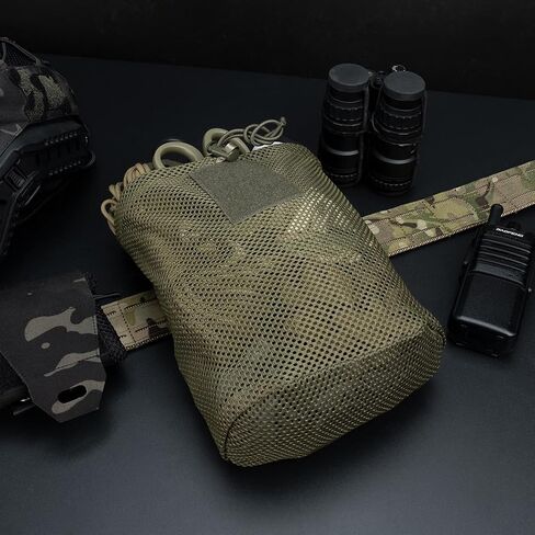 IDOGEAR Sports Tactical Molle Dump Pouch Foldable Mag-Net Drawstring Recycle Pouch Recovery Tool Pack for Molle Belt Tactical Vest Backpack in Saudi Arabia