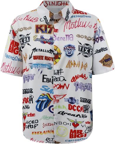 Mens Hawaiian Shirts Short Sleeve Unisex Summer Beach Button Down Tropical Holiday Shirts in Saudi Arabia