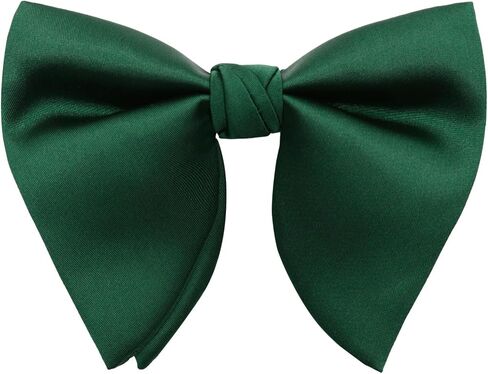 Oversized Bow Ties for Men, Men's Bow Tie Adjustable Pre-Tied Clip on Bowtie Solid Color Bowtie for Tuxedo Wedding Party in Saudi Arabia