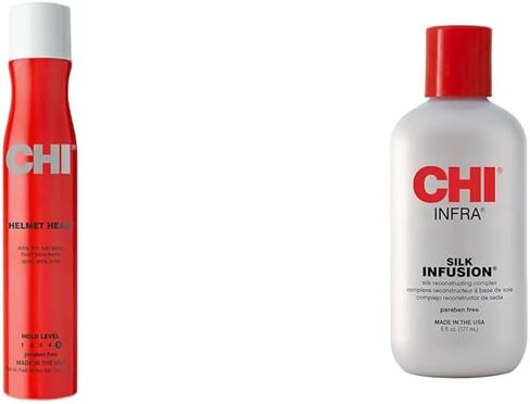 CHI Helmet Head Extra Firm Hairspray, 10 oz & Infra Texture Dual Hair Spray, 2.6 oz in Saudi Arabia