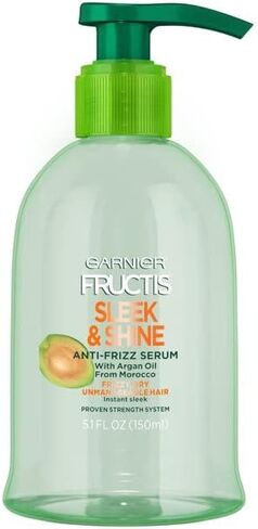 مصل Garnier Fructis Sleek & Shine المضاد للتجعد للشعر المجعد والجاف، زيت الأرغان، 5.1 أونصة سائلة، عدد 1 (قد تختلف التعبئة) in Kuwait