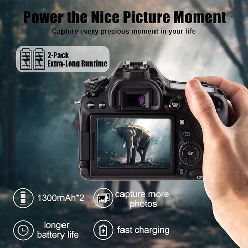 JYJZPB NP-FW50 Replacement Battery and Fast 18W Dual Charger for Sony A6400 in Saudi Arabia