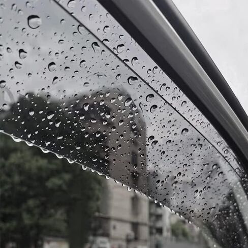 94259 Sunproof Waterproof Side Window Wind Deflector, 4pcs Protective Replacements Rain Guards Set, Window Visor fit for 2000-2005 Buick Lesabre in Kuwait