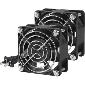 2PACK 6025 Fan EC Brushless Cooling Fan AC 110V 115V 120V 220V 240V Axial Fan Ball Bearing 60mm x 25mm in Saudi Arabia
