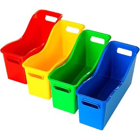 Really Good Stuff Easy Carry Book and Binder Holder ? Set of 6 ? Black