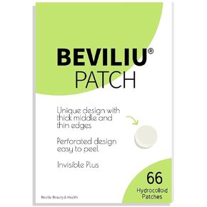 Pimple Patches for Face 66 Counts, 2 Sizes Thinner Edge Hydrocolloid Acne Patches for Face, Invisible Zit Patches for Face, Facial Skin Care Products Beauty