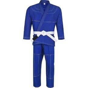 Knockout Fight Gear Brazilian Jiu Jitsu Gi For Men, BJJ Gi Women Grappling gi ULTRA LIGHT, PRESHRUNK Sweat Wicking Fabric in Saudi Arabia