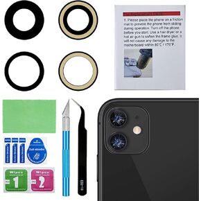 Perzework Original Back Rear Camera Lens Glass Replacement for iPhone 11 6.1 inches with pre-Installed Adhesive and Reparing Toolkit