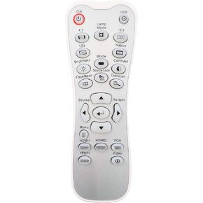 INTECHING BR-5030L Projector Remote Control for Optoma EH1020, EX542, EX615, PRO800, TH1020, TW6153D, TW762, TX540, TX542, TX5423D, TX6153D, TX762, TW766W, TX765W, TX766W