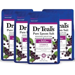 Dr Teal's Salt Soak with Pure Epsom Salt, Restore & Replenish with Pink Himalayan Mineral, 3 lbs in Kuwait