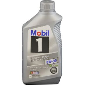 Mobil 1 Advanced Full Synthetic Motor Oil 5W-30, 6-pack of 1 quarts