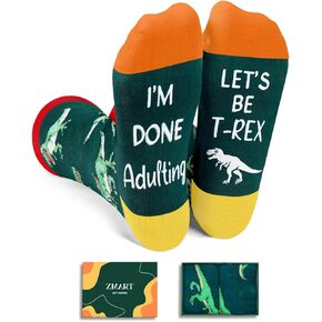 Zmart Crazy Silly Funny Socks for Women Men Teens, Mermaid Ocean Marine Gifts, Animal Lover Gifts, Mermaid Socks Ocean Marine Animal Socks