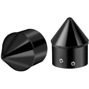 Front Axle Nut Covers, Axle Cap Front Compatible for Harley Davidson Touring Street Glide Road Glide Road King Dyna Sportster Softail Heritage 2002-2024