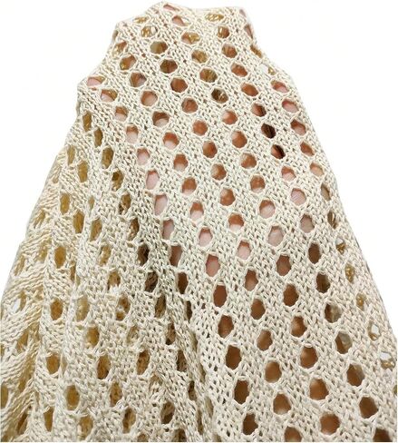 SHENHE Girl's Sheer Crochet Swim Cover Up Hollow Out Beach Palazzo Pants Knit Coverups in Saudi Arabia