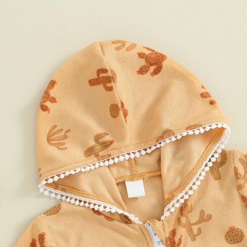 Girls Swim Cover Up Kid Hooded Zip-Up Terry Swimsuit Coverup Towel Bathing Suit Bathrobe Pool Swim Beach Robe Dress in Kuwait