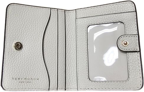 حقيبة بطاقات رفيعة للسيدات من Tory Burch 150450 Thea مع أجزاء معدنية ذهبية مرصوفة بالحصى (أخضر عشبة القمح) in Kuwait