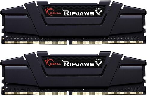 G.SKILL Ripjaws V Series (Intel XMP) DDR4 RAM 128GB (4x32GB) 3200MT/s CL16-18-18-38 1.35V Desktop Computer Memory UDIMM - Black (F4-3200C16Q-128GVK) in Kuwait