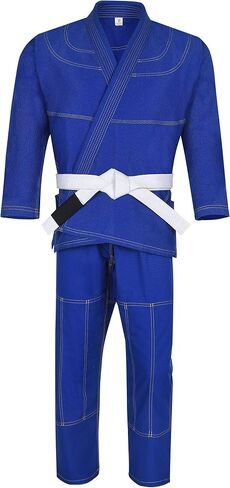 Knockout Fight Gear Brazilian Jiu Jitsu Gi For Men, BJJ Gi Women Grappling gi ULTRA LIGHT, PRESHRUNK Sweat Wicking Fabric in Saudi Arabia