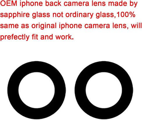 Perzework Original Back Rear Camera Lens Glass Replacement for iPhone 11 6.1 inches with pre-Installed Adhesive and Reparing Toolkit in Saudi Arabia
