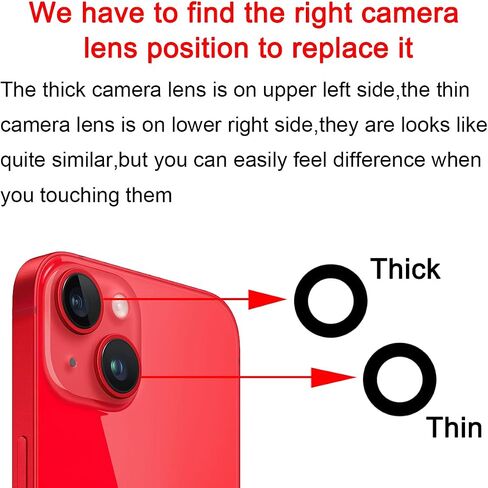 Perzework Original Back Rear Camera Lens Glass Replacement for iPhone 11 6.1 inches with pre-Installed Adhesive and Reparing Toolkit in Saudi Arabia